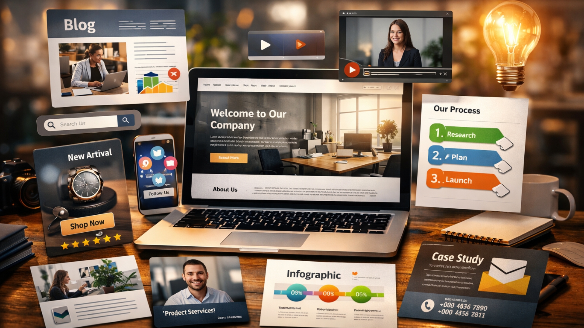 Types of Content for Business Website