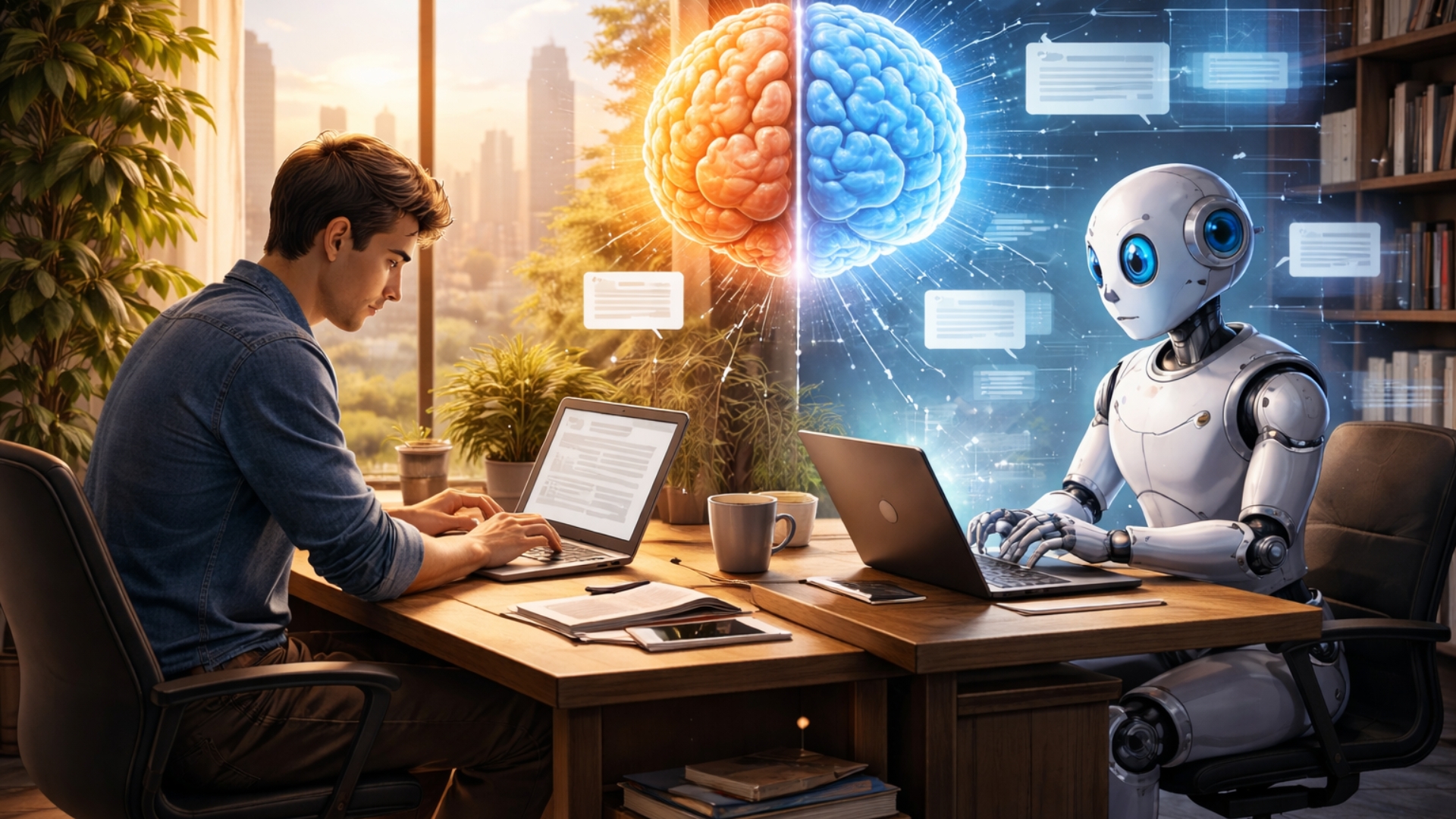 human-written content