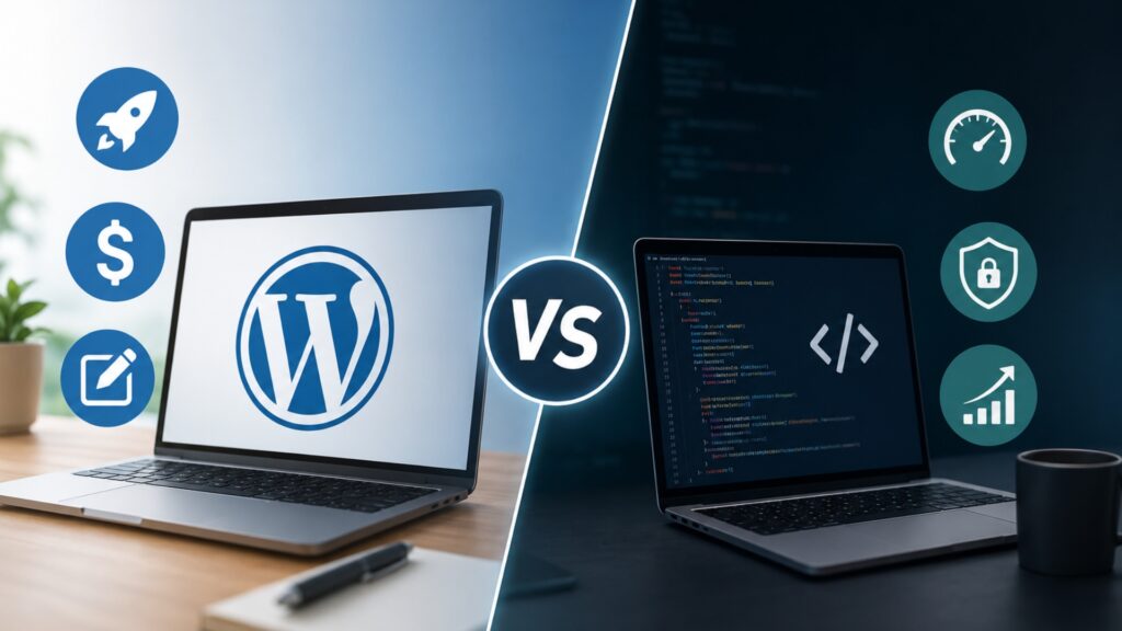 WordPress vs. custom website