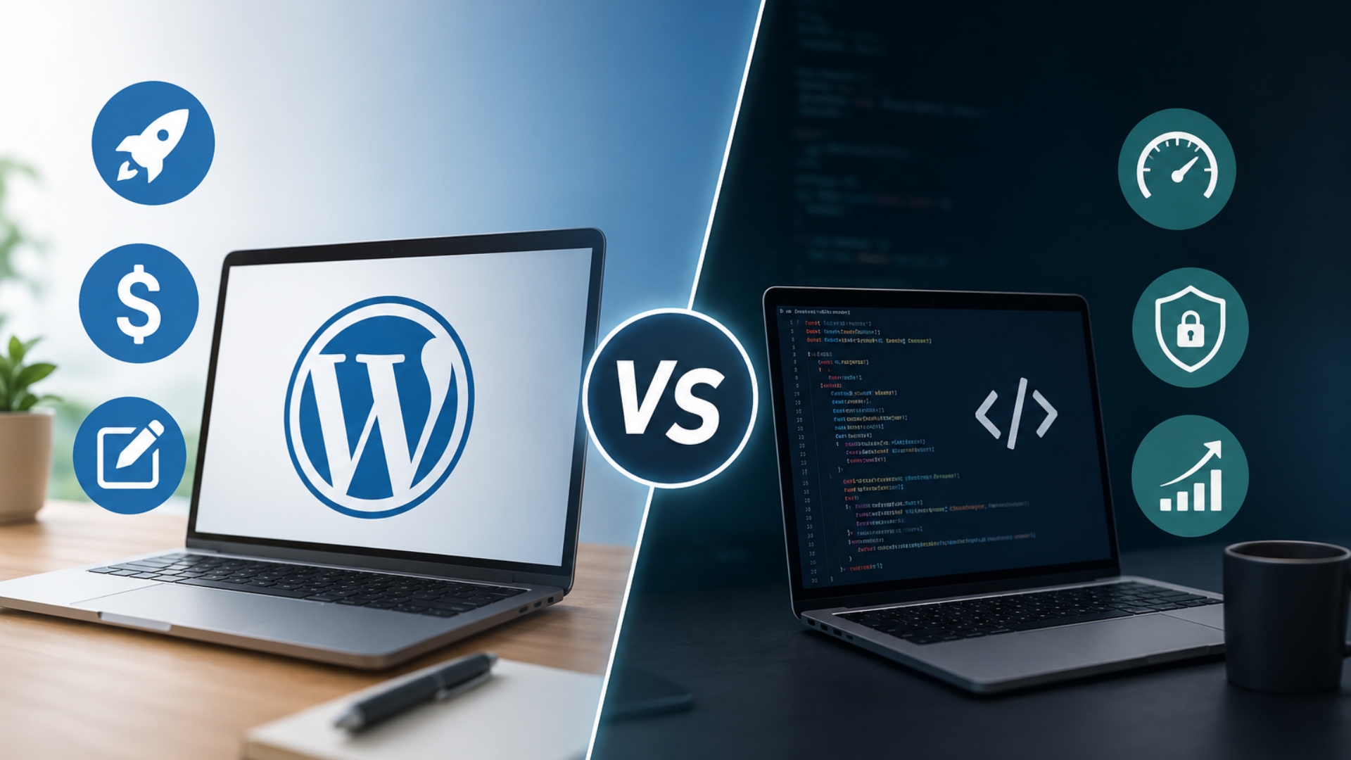 WordPress vs. custom website