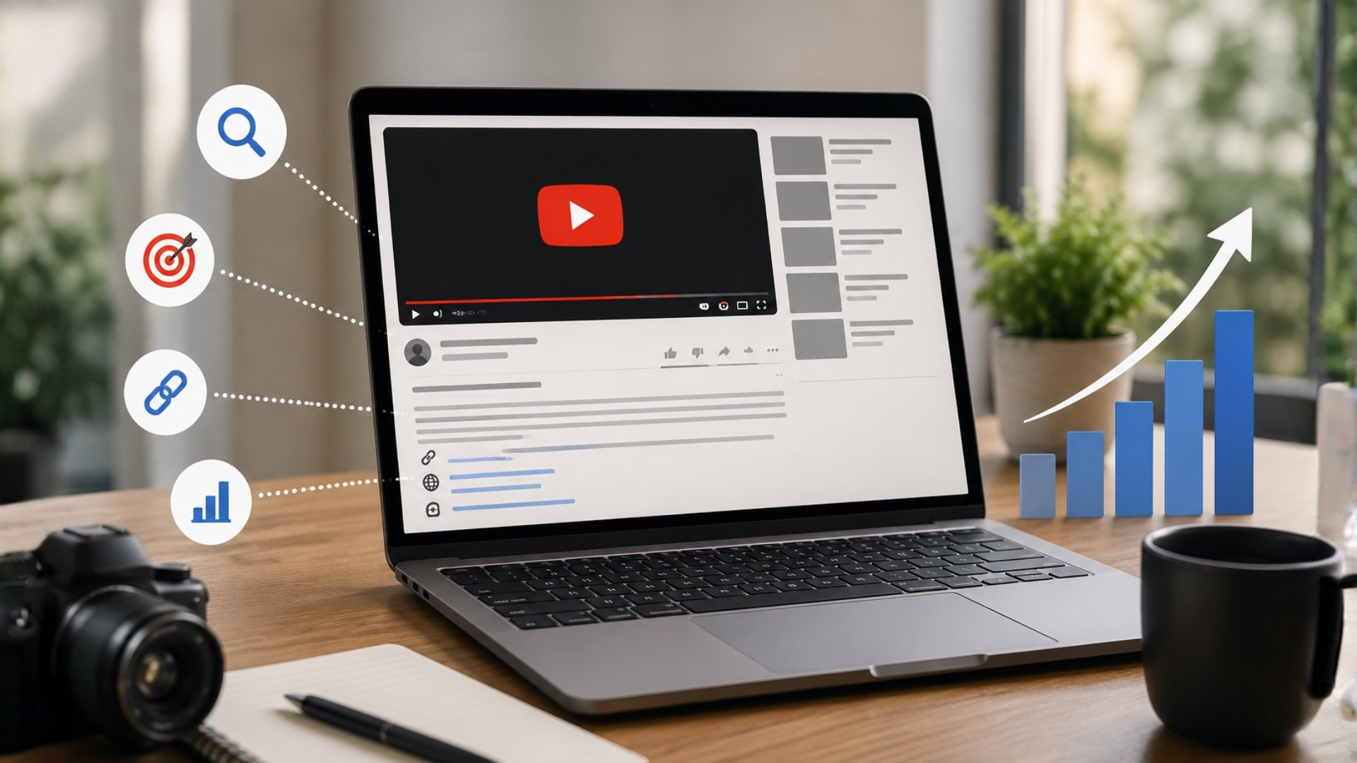 YouTube video descriptions